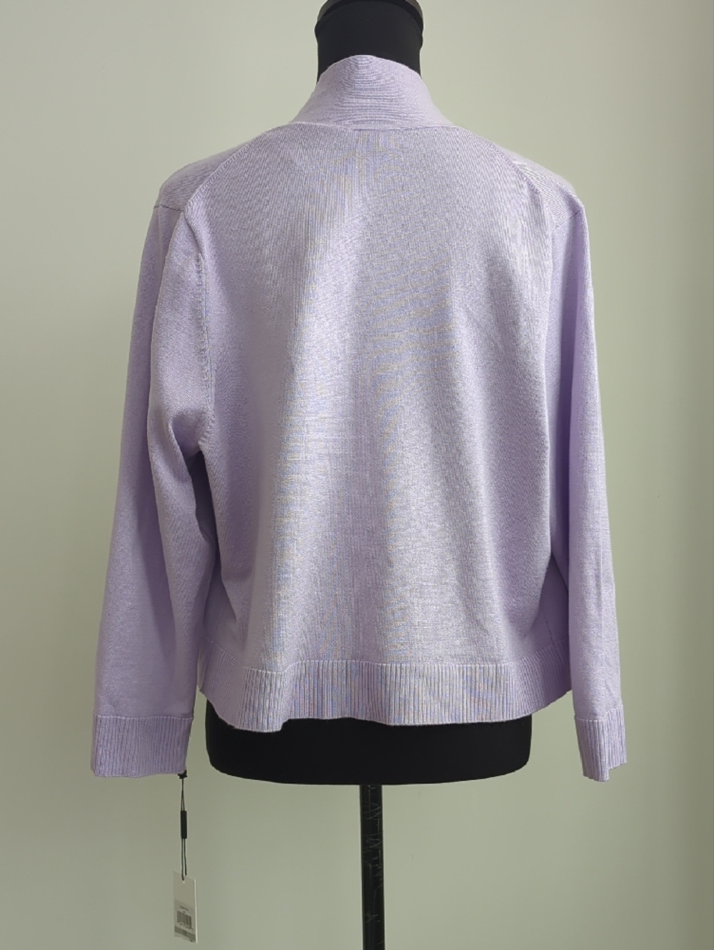 NWT Calvin Klein Lavender Open-Front Knit Cardigan - Picture 7 of 10
